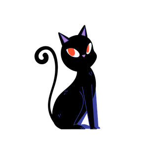 cuteblack-purple-cat-with-red-eyes-841991