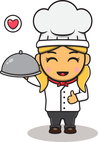 chefvector-illustration-of-boy-and-girl-chef-holding-a-plate-or-118317