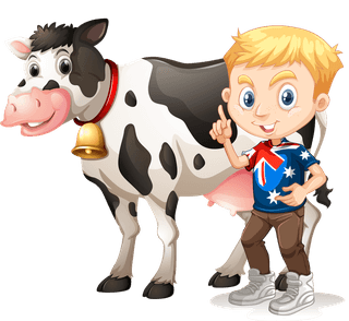 childrenand-animals-boys-and-girls-with-farm-animals-illustration-623501