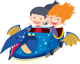 playingkids-riding-kids-children-rides-illustration-367971