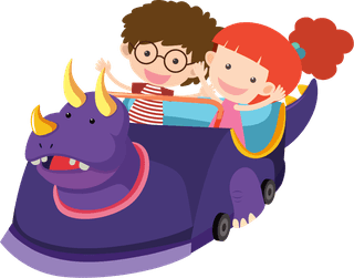 playingkids-riding-kids-children-rides-illustration-315421