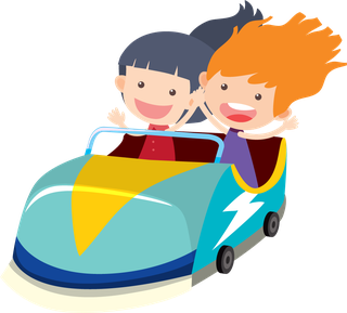 playingkids-riding-kids-children-rides-illustration-356918