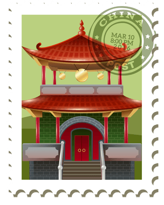 chinatravel-stamps-poster-155536