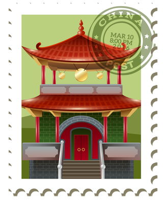 chinatravel-stamps-poster-155536