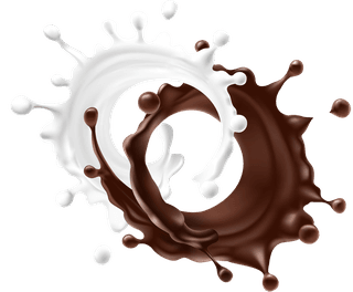 chocolatewith-milk-chocolate-dirpping-vector-material-211655