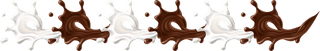 chocolatewith-milk-chocolate-dirpping-vector-material-522793