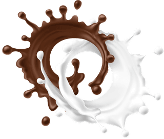 chocolatewith-milk-chocolate-dirpping-vector-material-839664