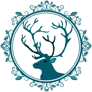 christmascard-design-elements-reindeer-snowflake-flowers-decor-880307