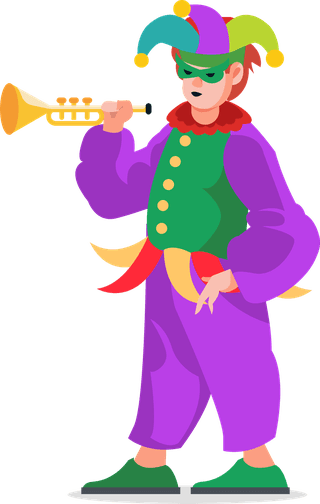 clownmardi-gras-character-set-862477