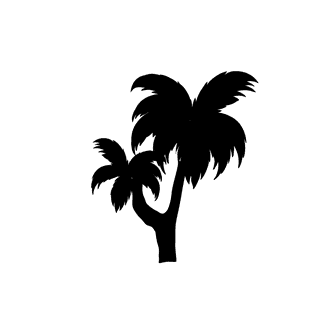 coconutpalm-tree-silhouettes-in-a-minimalist-style-799616