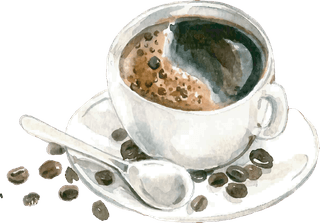coffeearabica-beans-bag-with-coffee-cup-americano-cinnamon-coffee-maker-watercolor-900893