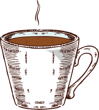 coffeehand-drawn-colored-set-730396