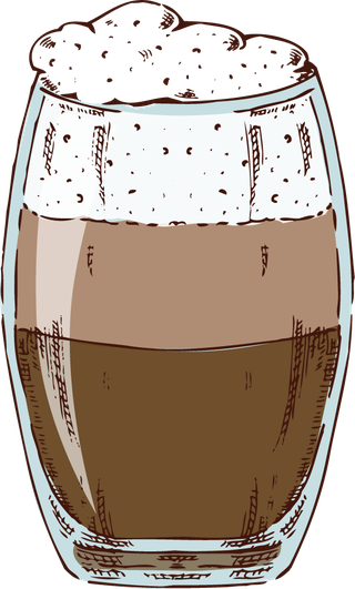 coffeehand-drawn-colored-set-711687