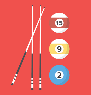 collectionof-flat-minimal-billiard-elements-hope-you-can-use-it-in-your-next-project-909456
