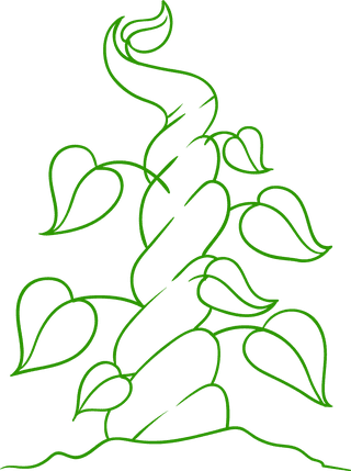 collectionof-hand-drawing-beanstalk-illustration-vector-121561