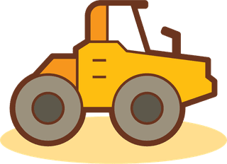 collectionof-variation-tractors-vector-in-cartoon-style-design-514485