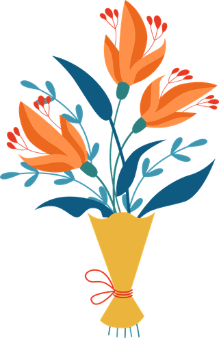 colorfulbouquets-different-flowers-vector-illustrations-blooming-plants-gifts-meadow-garden-600073