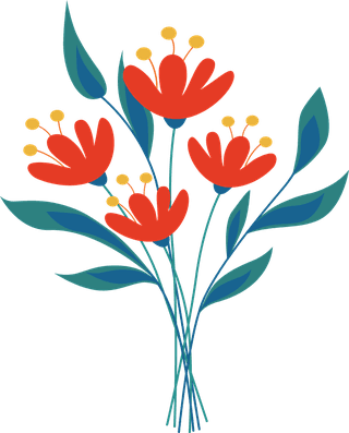 colorfulbouquets-different-flowers-vector-illustrations-blooming-plants-gifts-meadow-garden-450645