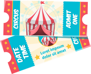 colorfuldifferent-circus-characters-animals-amusement-rides-event-tickets-stripped-marguee-symb-337028