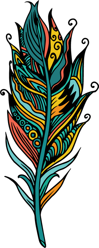 colorfulfeathers-vector-group-of-feather-feather-vector-688329