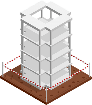 constructionconstruction-isometric-elements-set-468371