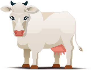 cowscows-different-colors-white-background-spotted-cow-illustration-226599