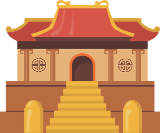 culturalchina-traditional-buildings-flat-set-web-design-cartoon-illustration-659959