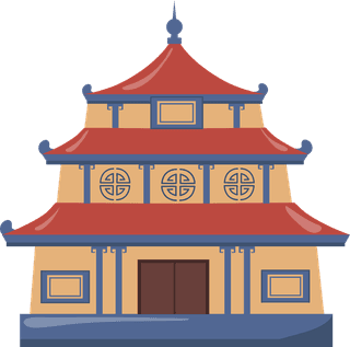 culturalchina-traditional-buildings-flat-set-web-design-cartoon-illustration-293493