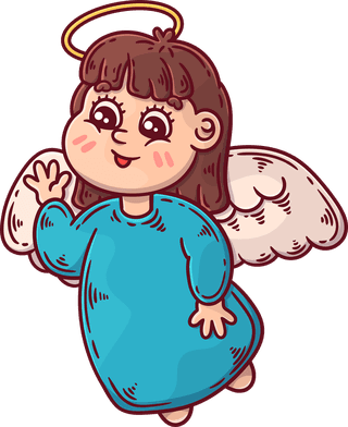 cupidhand-drawn-christmas-angel-illustration-collection-32360