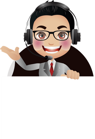 customerservice-people-with-different-poses-vector-392675