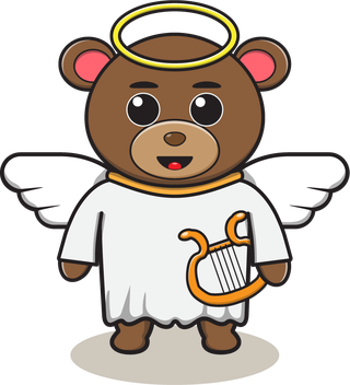 cutebear-angel-cartoon-218349