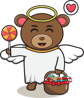 cutebear-angel-cartoon-734312