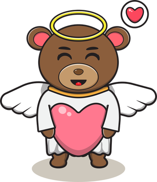 cutebear-angel-cartoon-47880