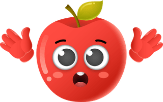 cutecartoon-apple-fruit-vector-character-109875
