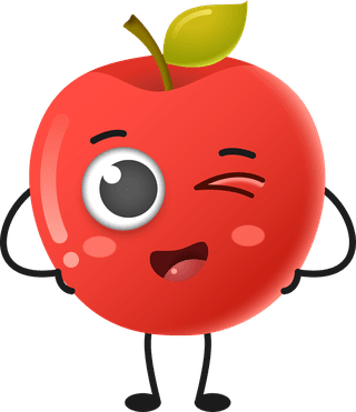 cutecartoon-apple-fruit-vector-character-801267
