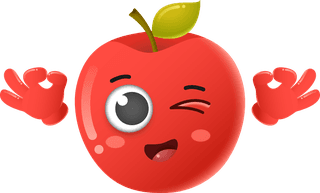 cutecartoon-apple-fruit-vector-character-833272