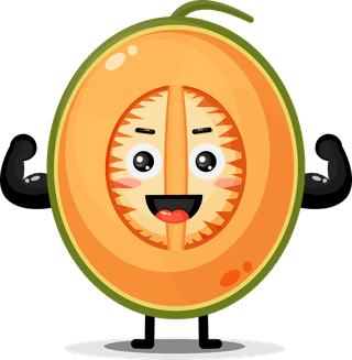 cutecartoon-melon-character-melon-mascot-533430
