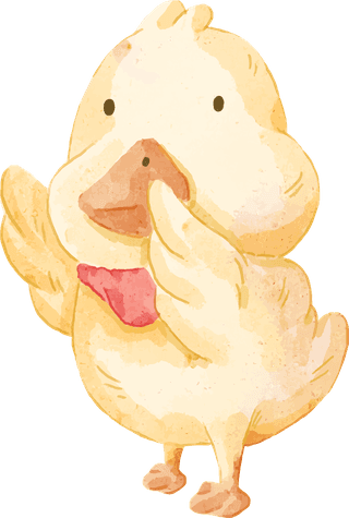 cuteduck-vector-illustration-watercolor-set-of-adorable-duck-for-your-749196
