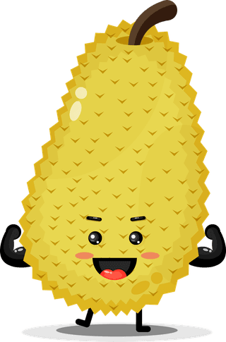 cutejackfruit-mascot-jackfruit-character-748499