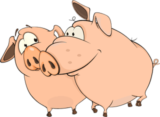 cutelittle-pig-lovely-pigs-cartoon-vector-458178