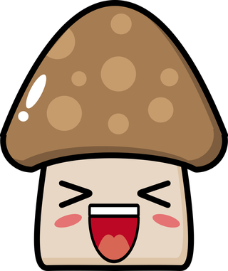 cutemushroom-vegetable-mascot-335075