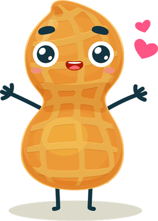 cutepeanut-mascot-peanut-characters-with-cartoon-style-226997