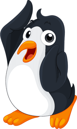 cutepenguins-different-poses-illustration-942494