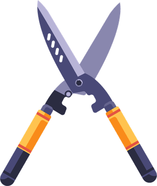 cuttingscissors-gardening-design-elements-colored-flat-tools-tree-sketch-412997