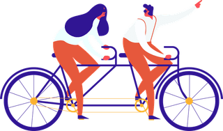 cyclistssports-icons-cartoon-characters-sketch-colorful-dynamic-design-866858