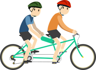 cyclistssports-icons-cartoon-characters-sketch-colorful-dynamic-design-990540