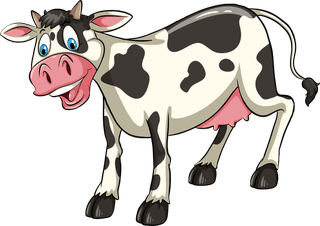 dairycow-farmer-and-farm-animals-illustration-415303