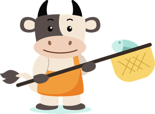 dairycow-set-of-animal-with-various-activity-for-graphic-design-vector-958995