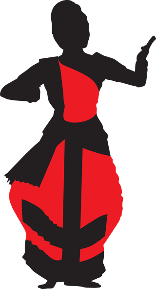 dancercollection-of-traditional-indian-dance-silhouettes-vector-928704