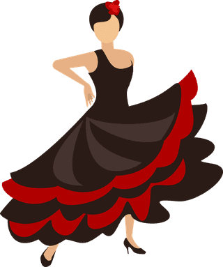 dancerdancing-styles-flat-icons-set-partner-dance-waltz-performer-tango-woman-man-596120